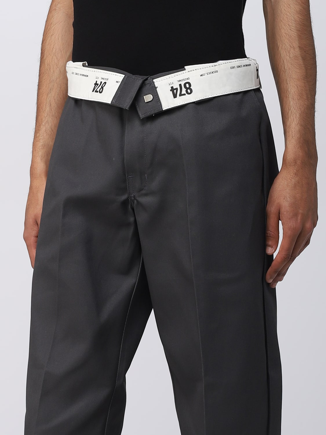 DICKIES PANTALONI: Pantalone Dickies in misto cotone, Grigio - Img 3