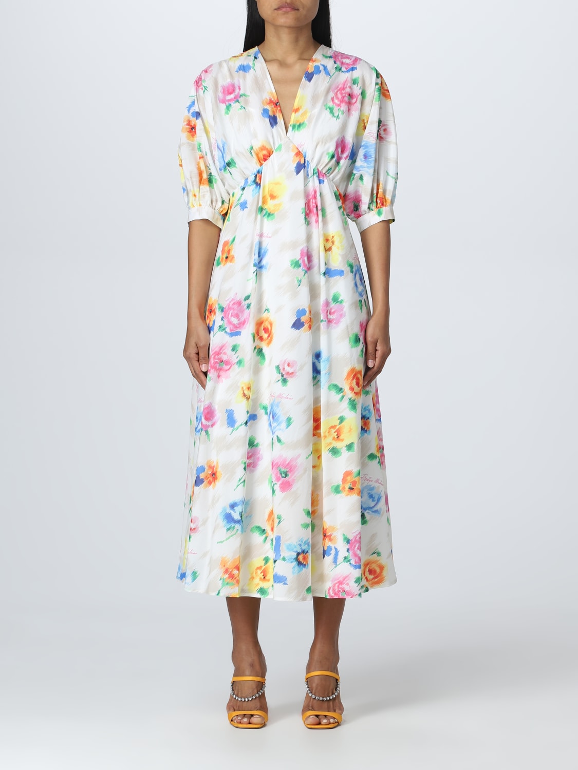 Yellow moschino dress deals