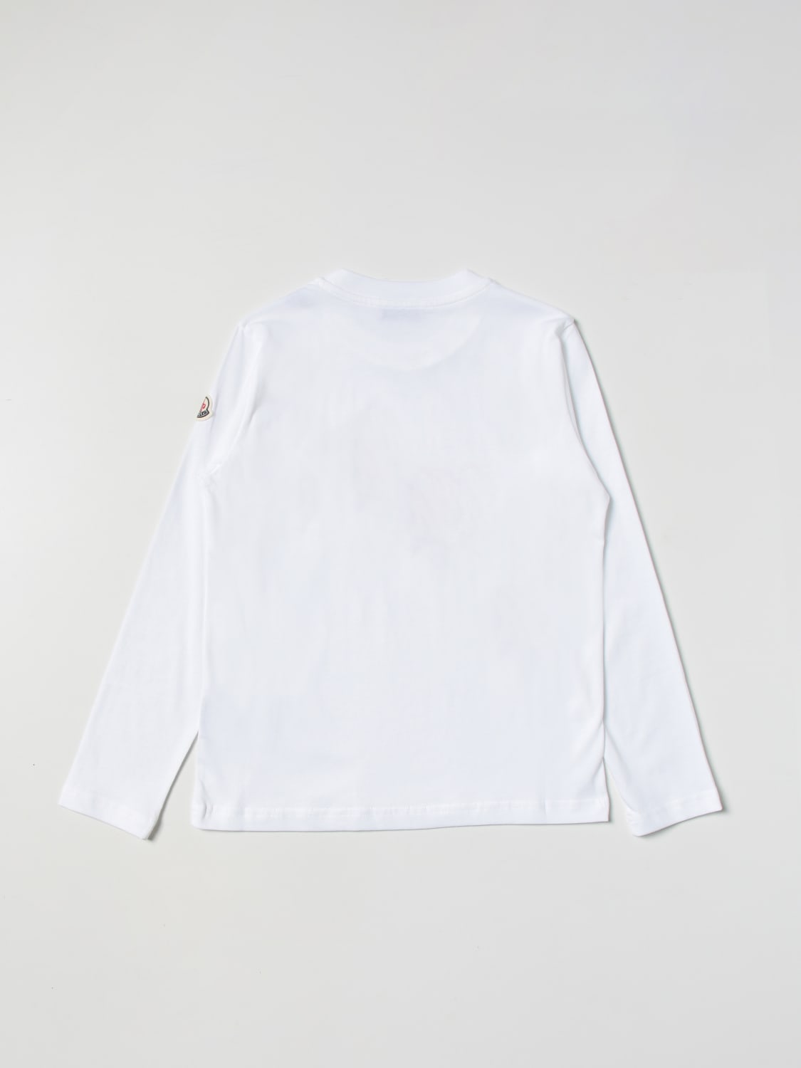 MONCLER T-SHIRT: T-shirt di cotone Moncler con logo, Bianco - Img 2