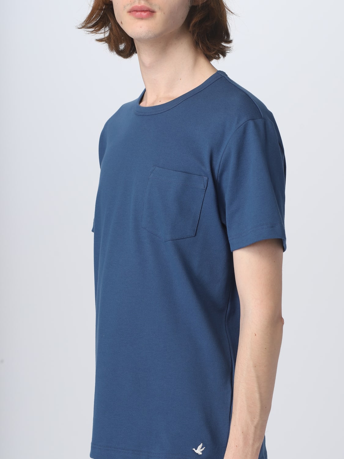 BROOKSFIELD CAMISETA: Camiseta hombre Brooksfield, Azul Claro - Img 3