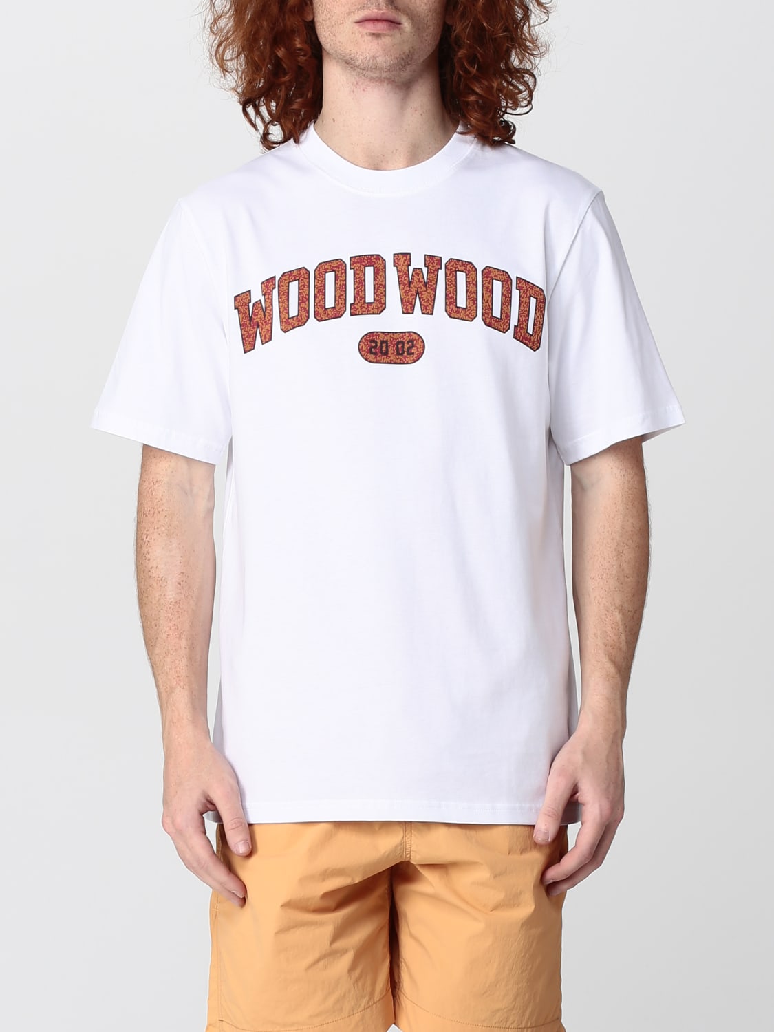 Giglio T-shirt Wood Wood in cotone