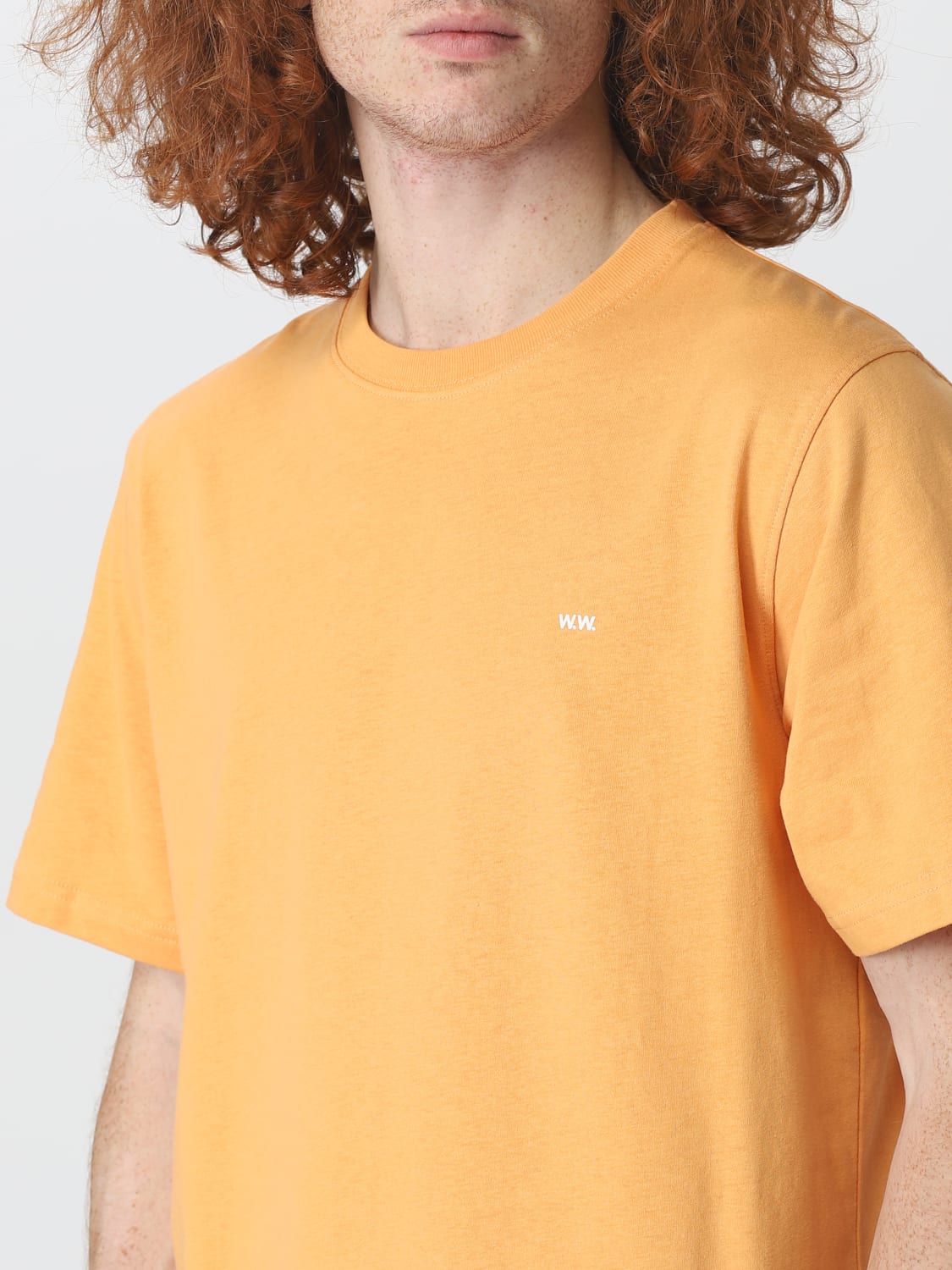 WOOD WOOD T-SHIRT: T-shirt homme Wood Wood, Orange - Img 3