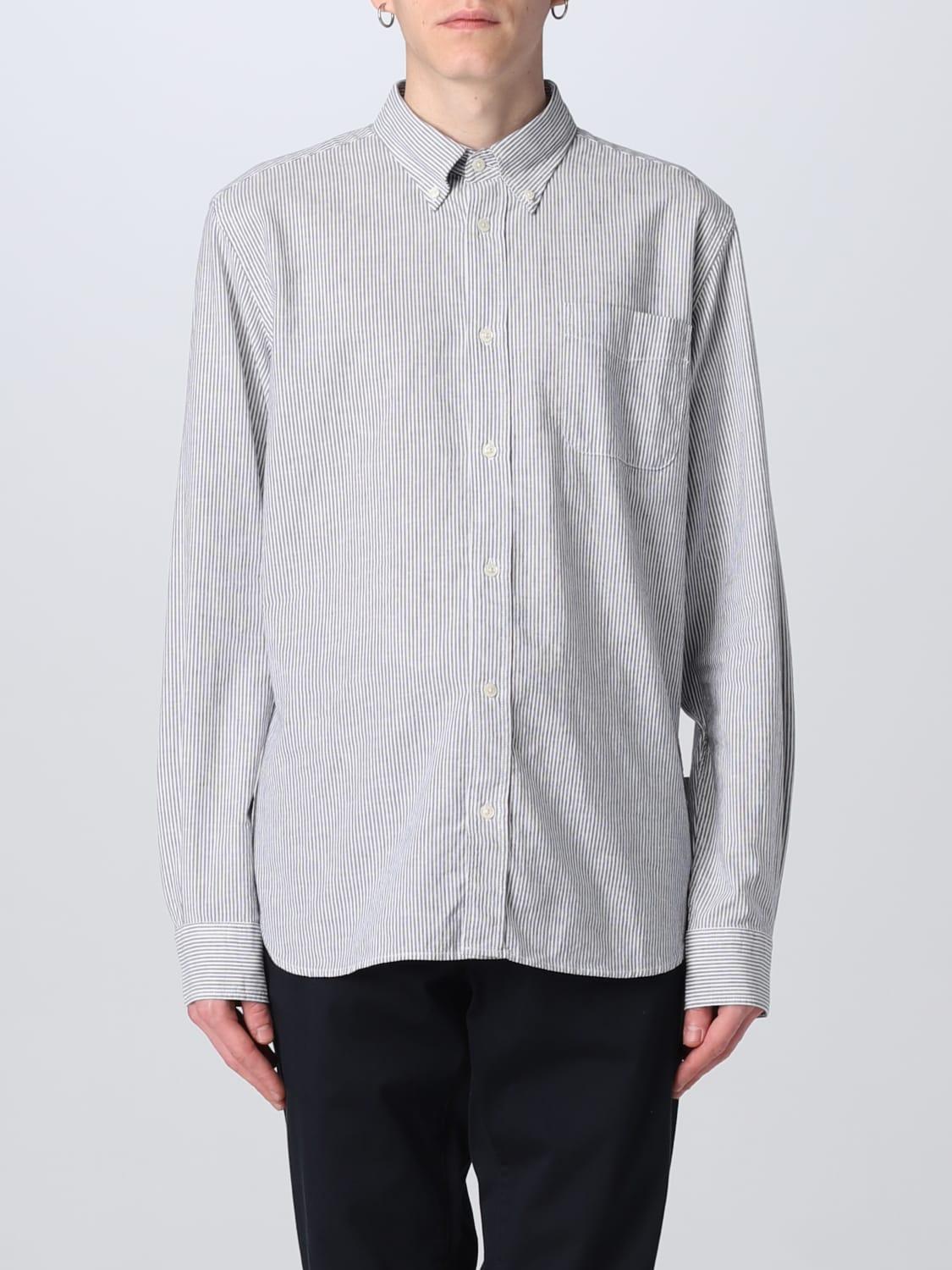 WOOLRICH CAMISA: Camisa hombre Woolrich, Azul Oscuro - Img 1