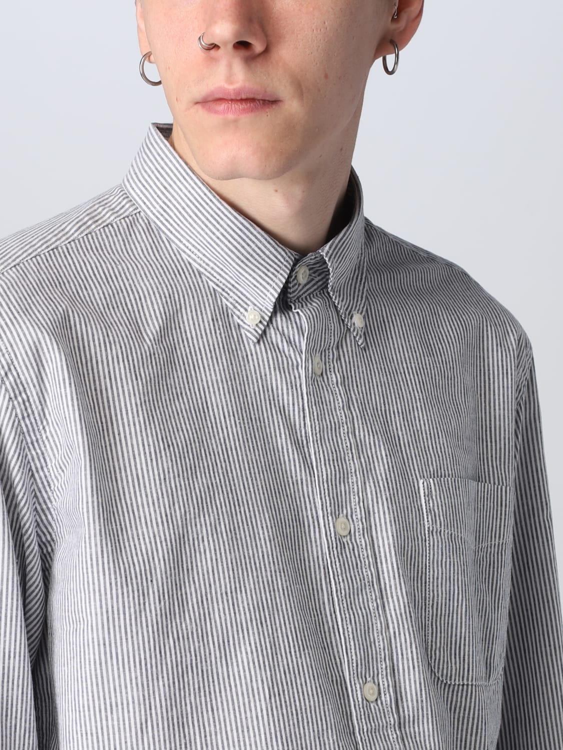 WOOLRICH CAMISA: Camisa hombre Woolrich, Azul Oscuro - Img 4