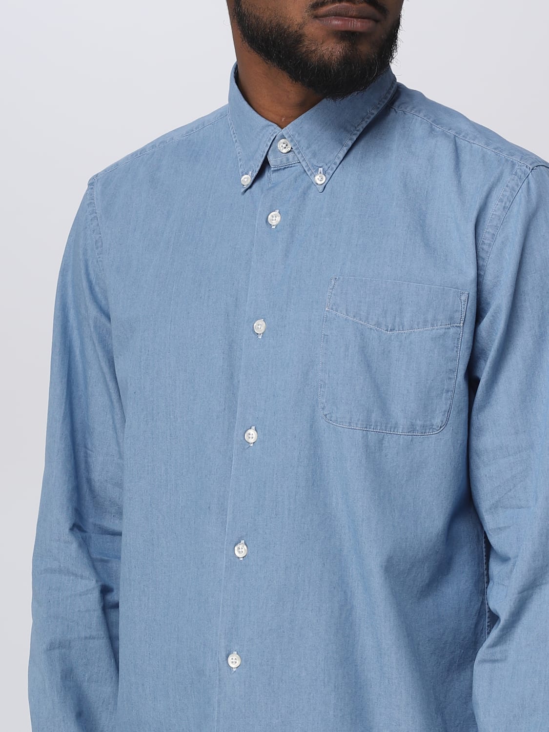 WOOLRICH SHIRT: Shirt men Woolrich, Denim - Img 3