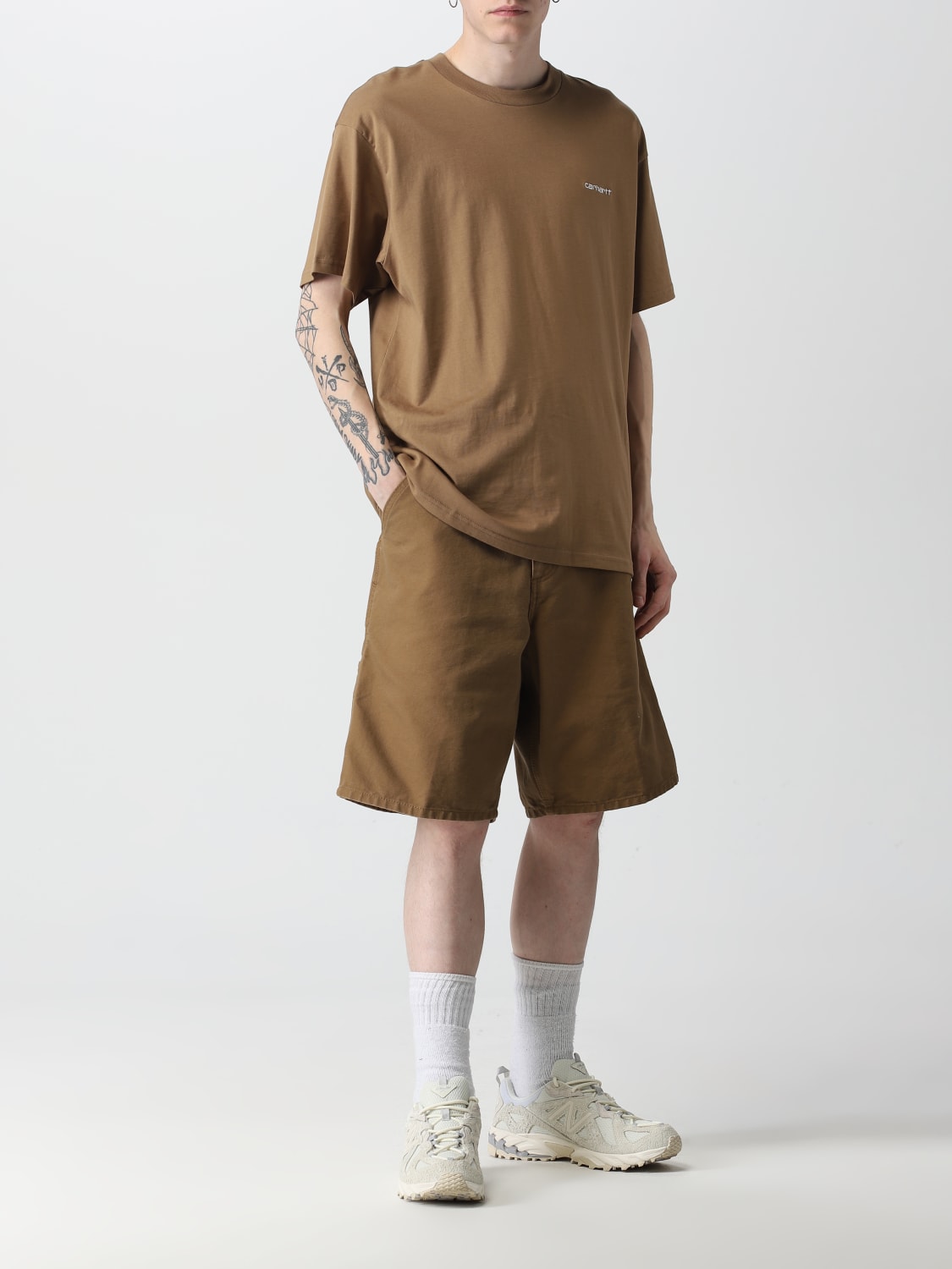 CARHARTT WIP SHORT: Short men Carhartt Wip, Coffee - Img 2