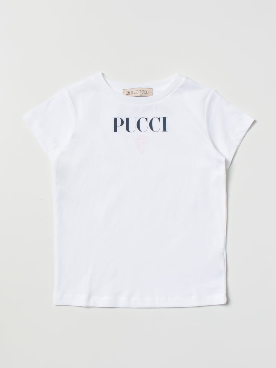 PUCCI ФУТБОЛКА: Футболка Детское Pucci Junior, Белый - Img 1