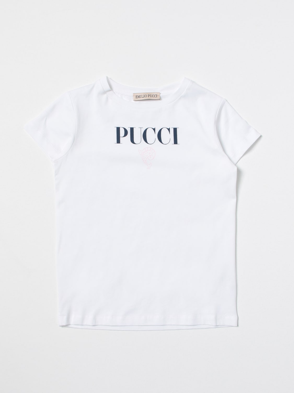 PUCCI T恤: T恤 儿童 Pucci Junior, 白色 - Img 1