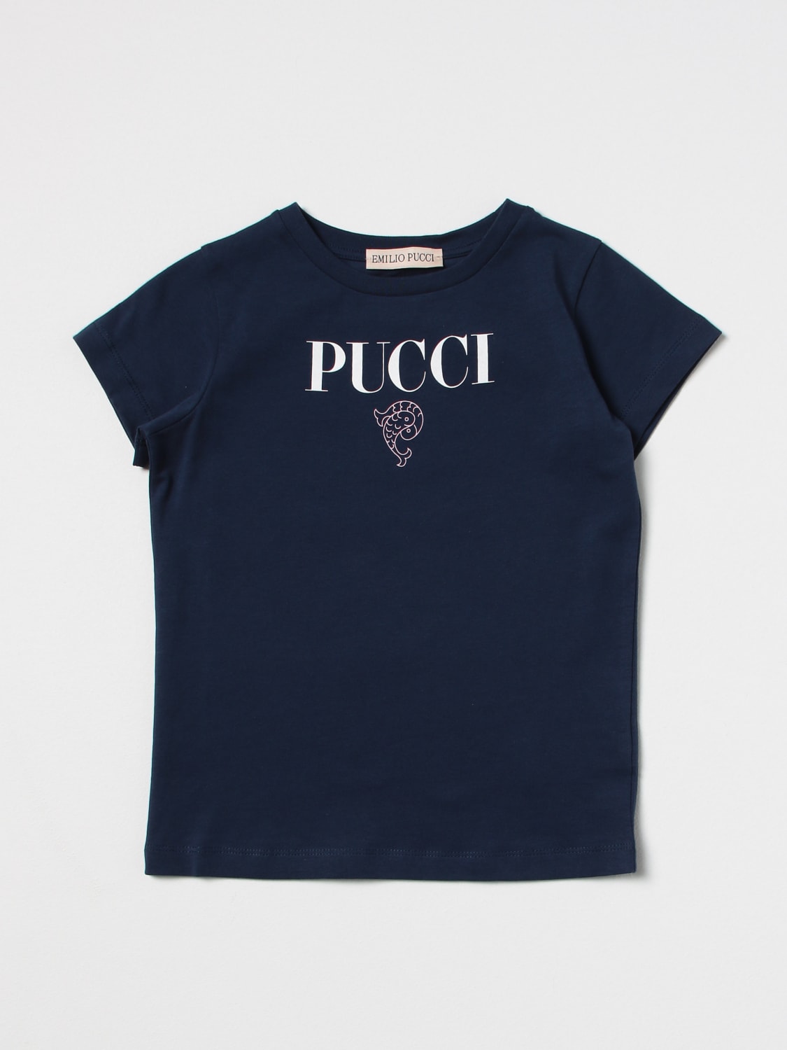 PUCCI ФУТБОЛКА: Футболка Детское Pucci Junior, Синий - Img 1