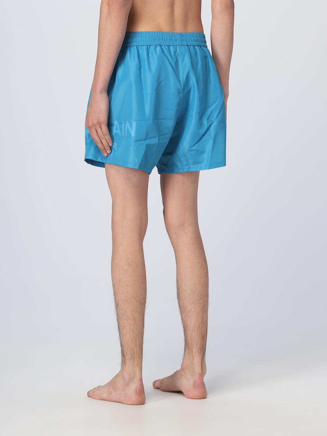 BALMAIN SWIMSUIT: Balmain nylon swimsuit, Turquoise - Img 2