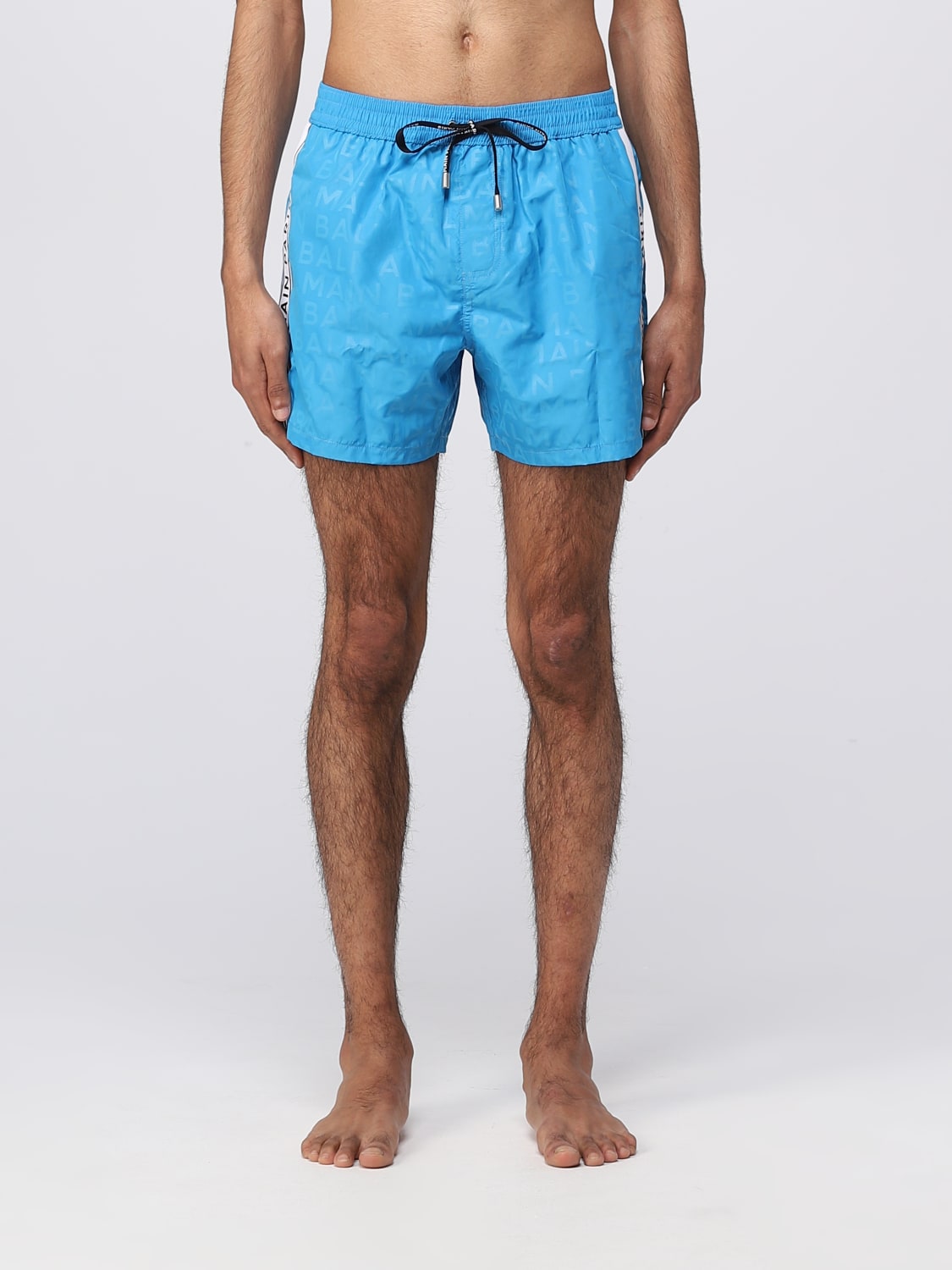 BALMAIN MAILLOT DE BAIN: Maillot de bain homme Balmain, Turquoise - Img 1