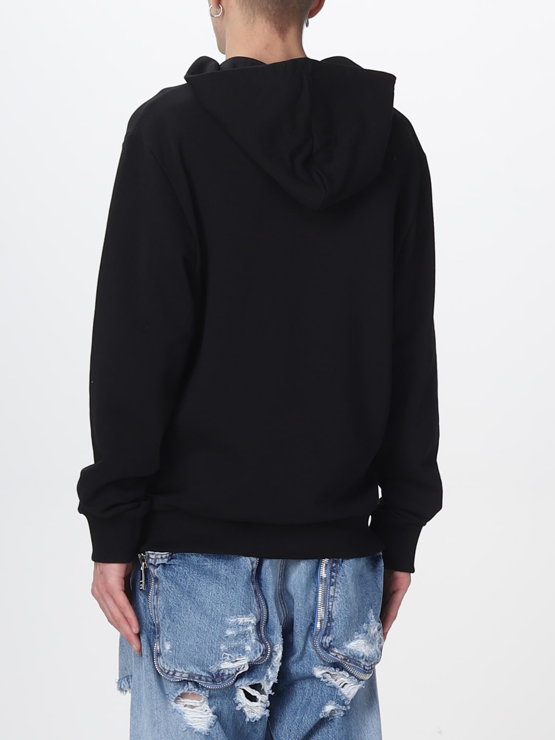 BALMAIN SWEATSHIRT: Balmain cotton sweatshirt, Black - Img 3