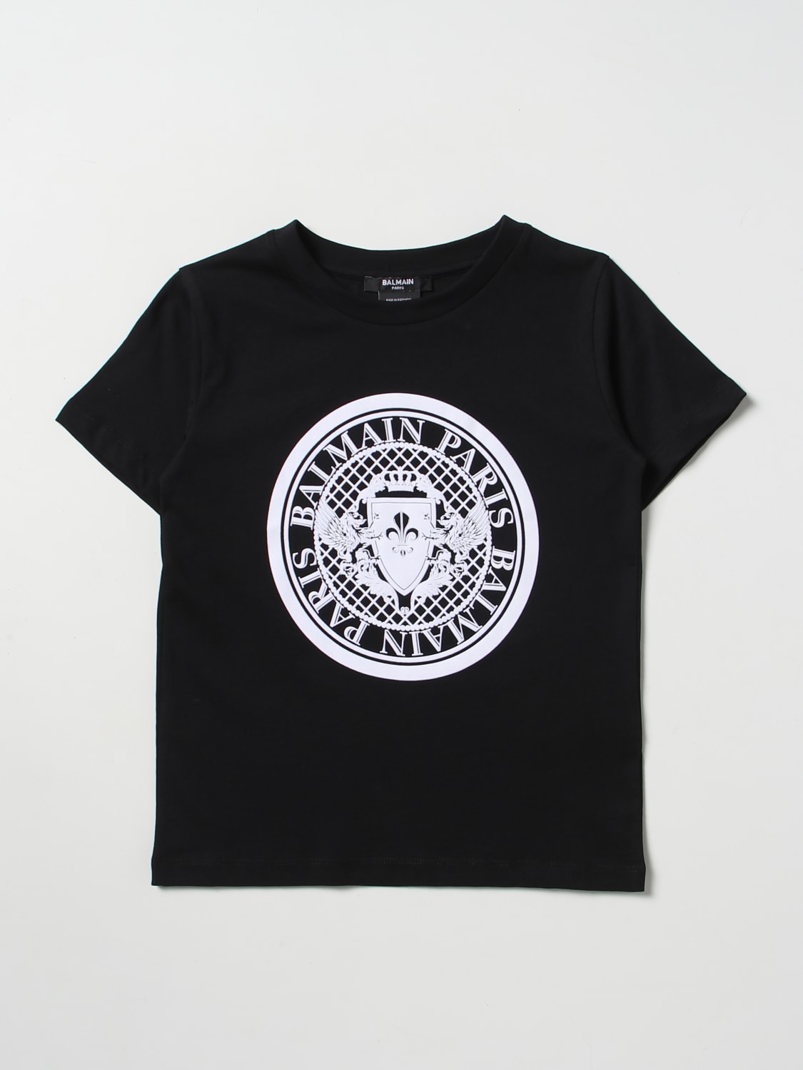 BALMAIN T-SHIRT: T-shirt kids Balmain Kids, Black - Img 1