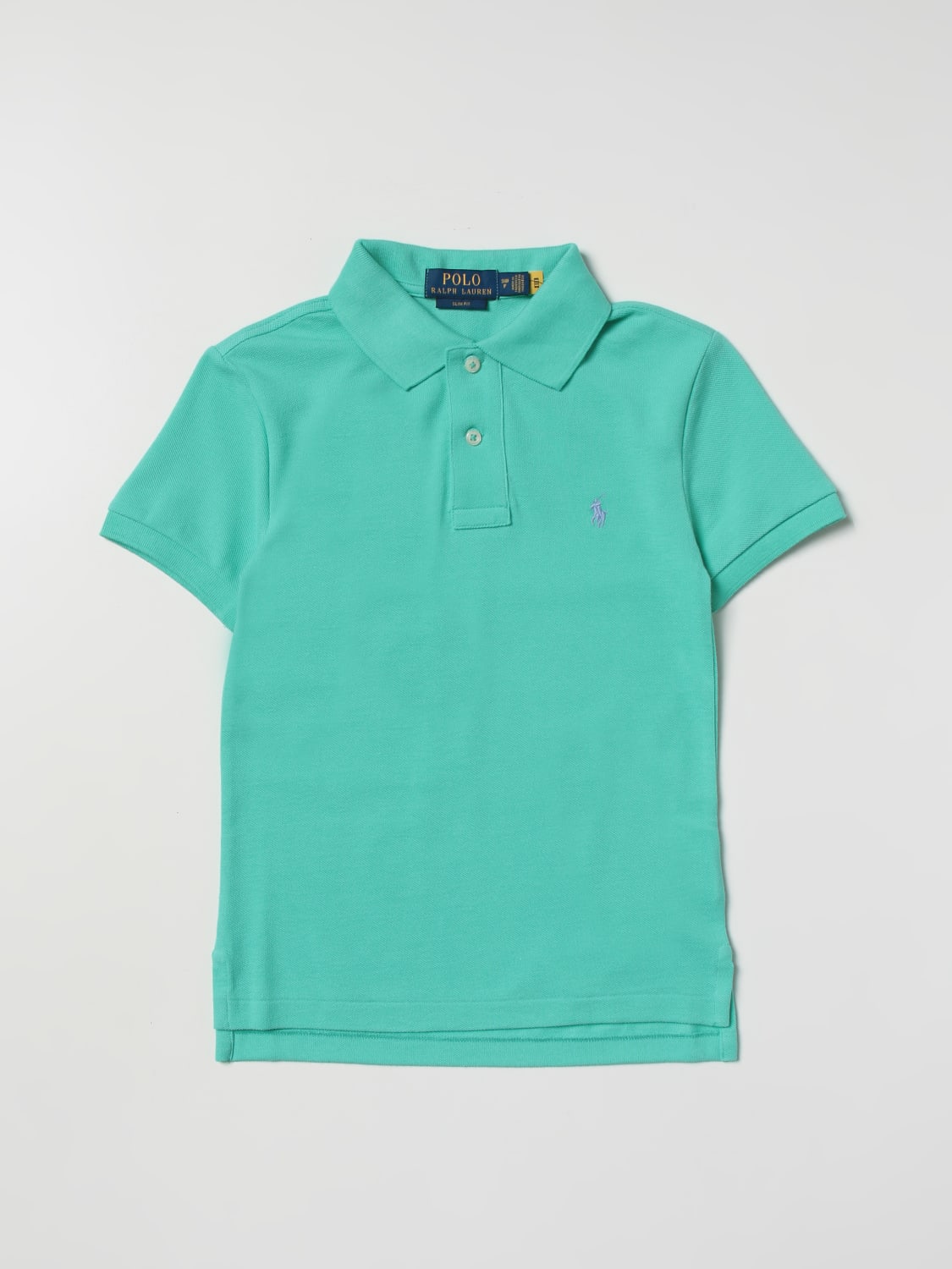 POLO RALPH LAUREN POLO SHIRT: Polo shirt kids Polo Ralph Lauren, Green - Img 1