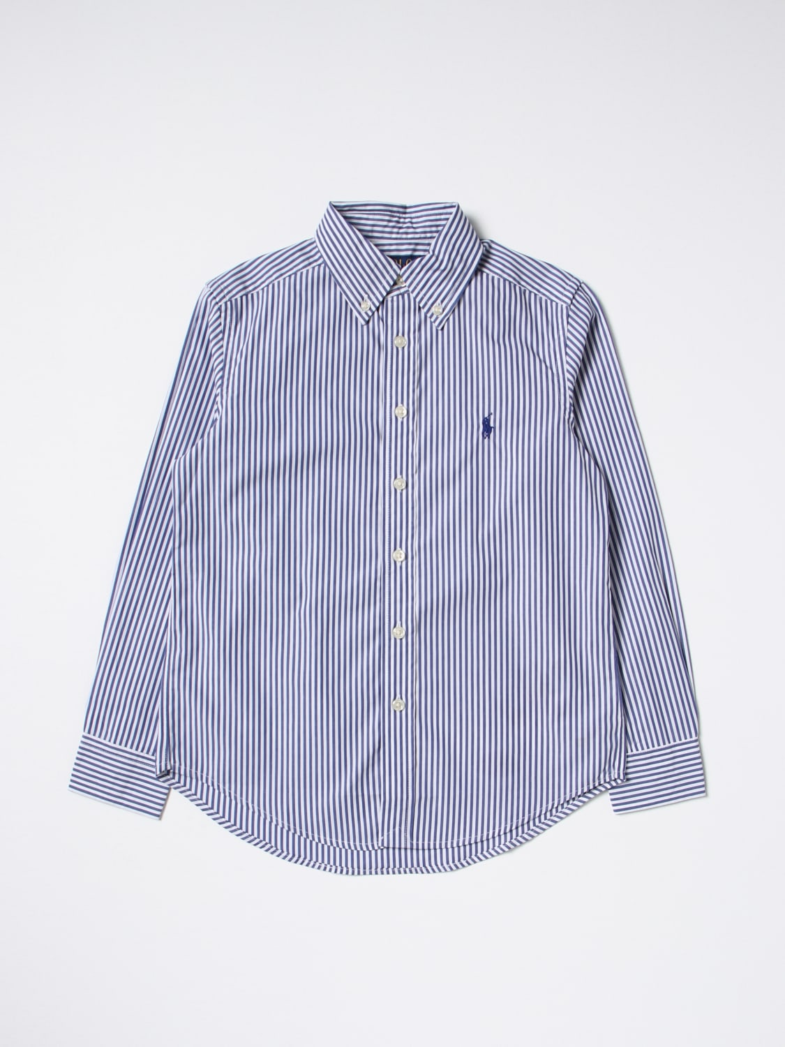 POLO RALPH LAUREN SHIRT: Shirt kids Polo Ralph Lauren, Navy - Img 1