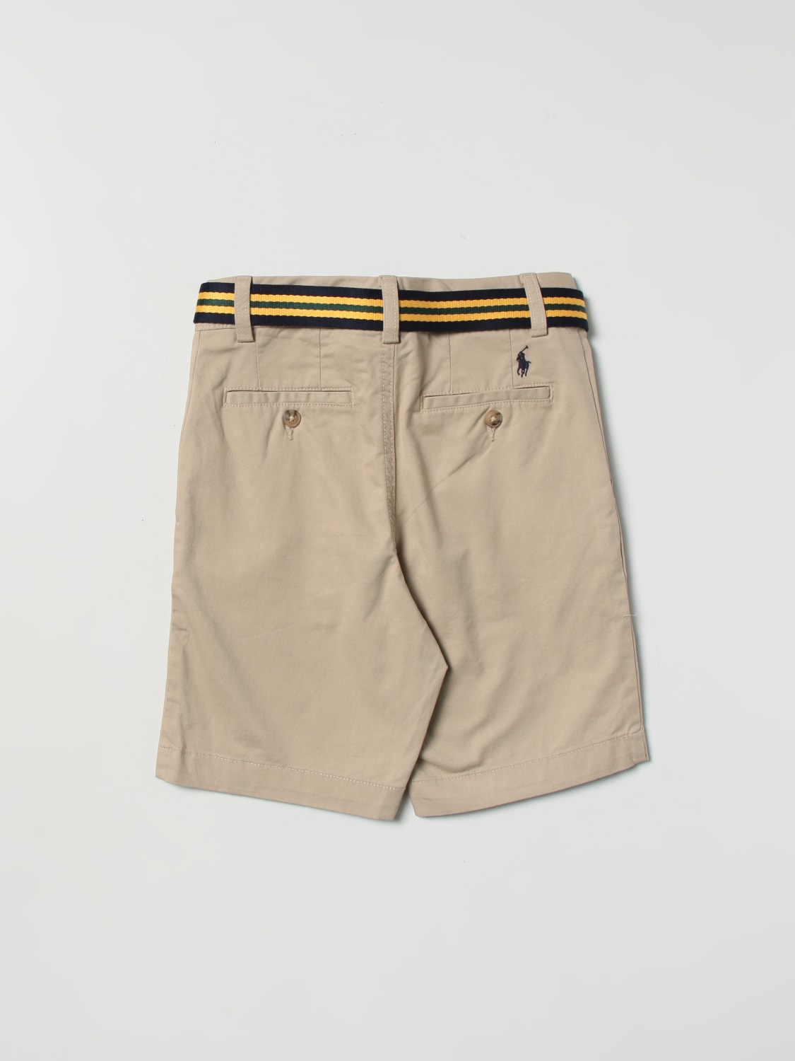 POLO RALPH LAUREN SHORTS: Shorts kids Polo Ralph Lauren, Beige - Img 2