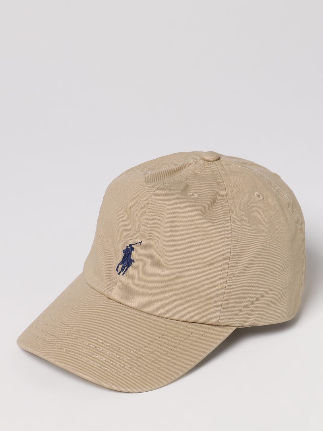 POLO RALPH LAUREN GORRO: Gorro niños Polo Ralph Lauren, Beige - Img 1