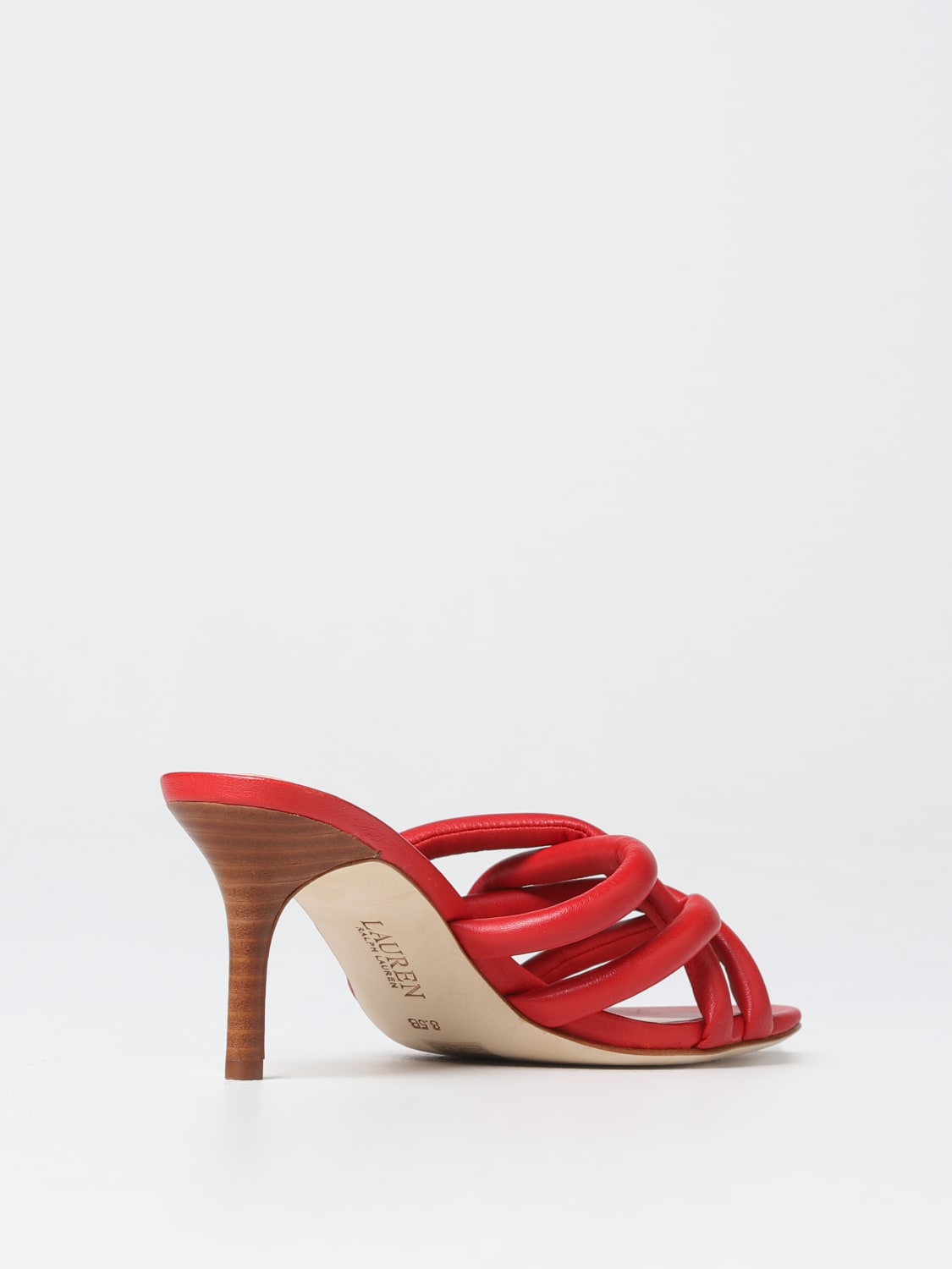 Lauren Ralph Lauren Outlet Shoes woman Red Lauren Ralph Lauren heeled sandals 802891403 online at GIGLIO.COM