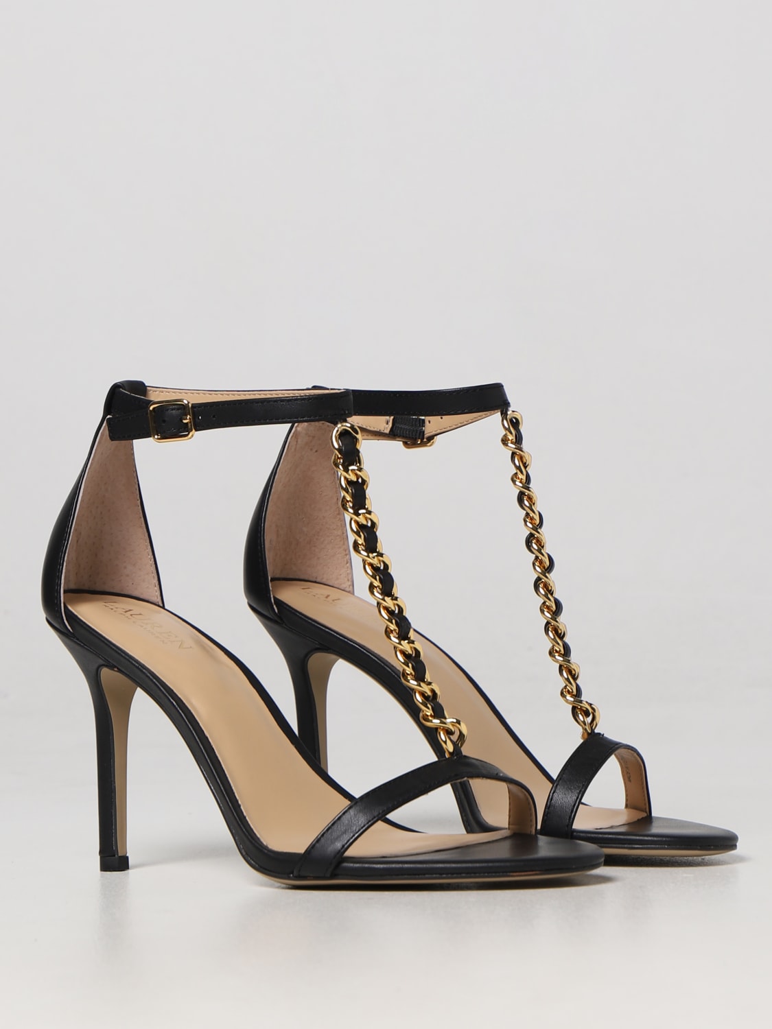 LAUREN RALPH LAUREN HEELED SANDALS: Shoes woman Lauren Ralph Lauren, Black - Img 2