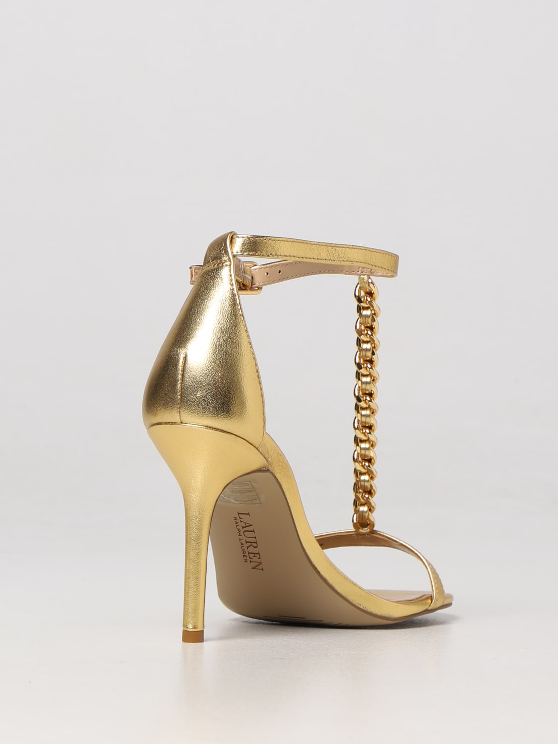 LAUREN RALPH LAUREN HEELED SANDALS: Shoes woman Lauren Ralph Lauren, Gold - Img 3