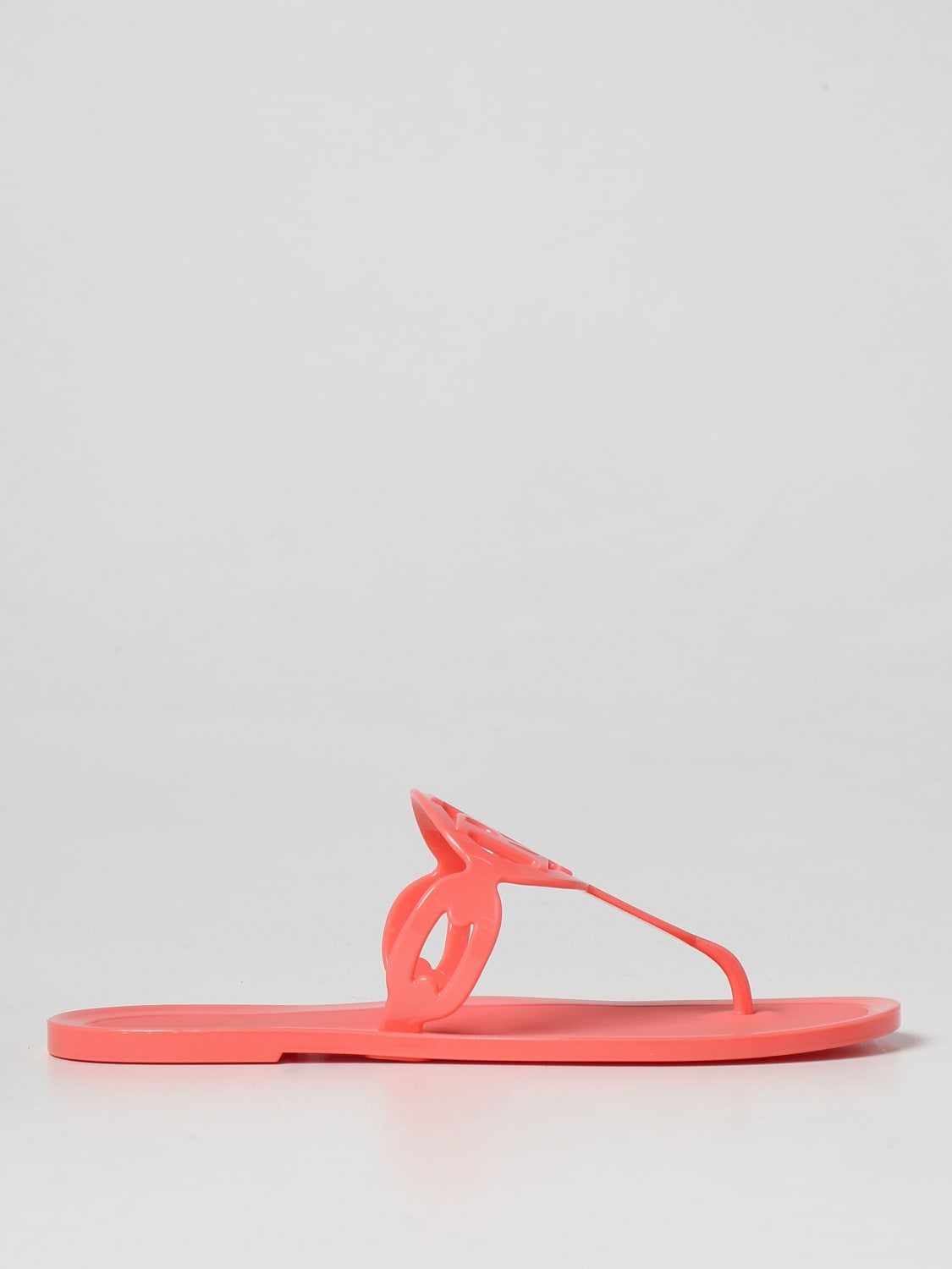 LAUREN RALPH LAUREN FLAT SANDALS: Shoes woman Lauren Ralph Lauren, Orange - Img 1