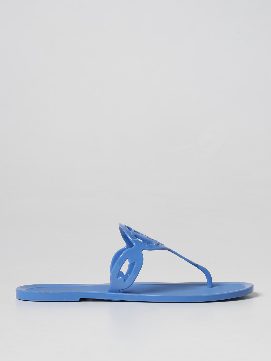 LAUREN RALPH LAUREN FLAT SANDALS: Shoes woman Lauren Ralph Lauren, Gnawed Blue - Img 1