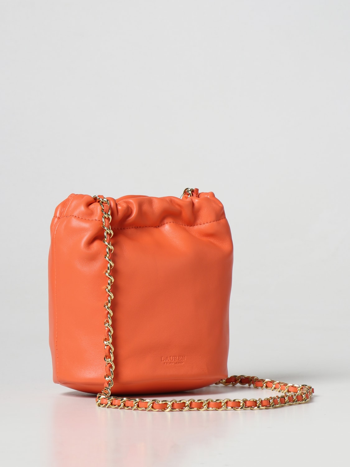 LAUREN RALPH LAUREN MINI BAG: Shoulder bag woman Lauren Ralph Lauren, Orange - Img 2