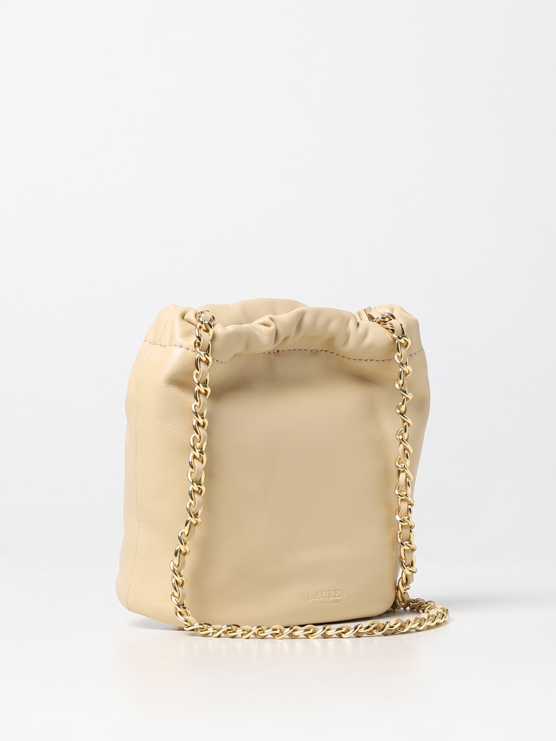 LAUREN RALPH LAUREN MINI BAG: Shoulder bag woman Lauren Ralph Lauren, Beige - Img 2