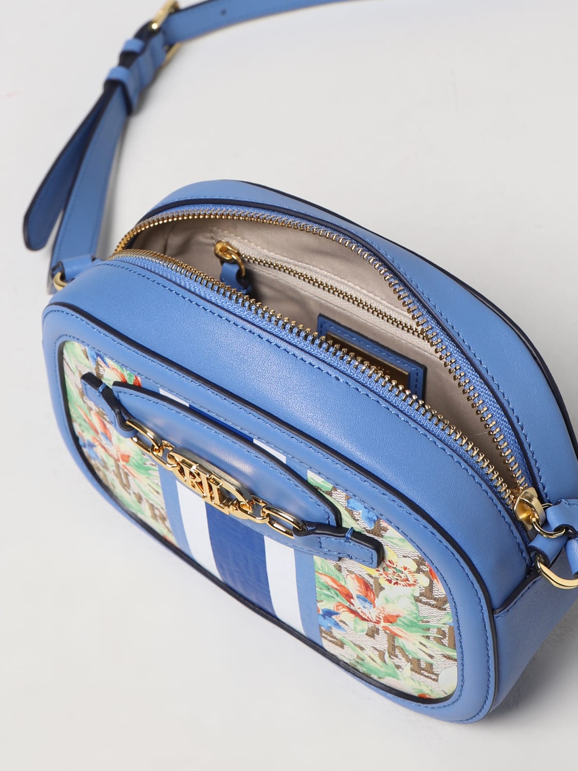 LAUREN RALPH LAUREN MINI SAC À MAIN: Sac porté épaule femme Lauren Ralph Lauren, Bleu Azur - Img 3