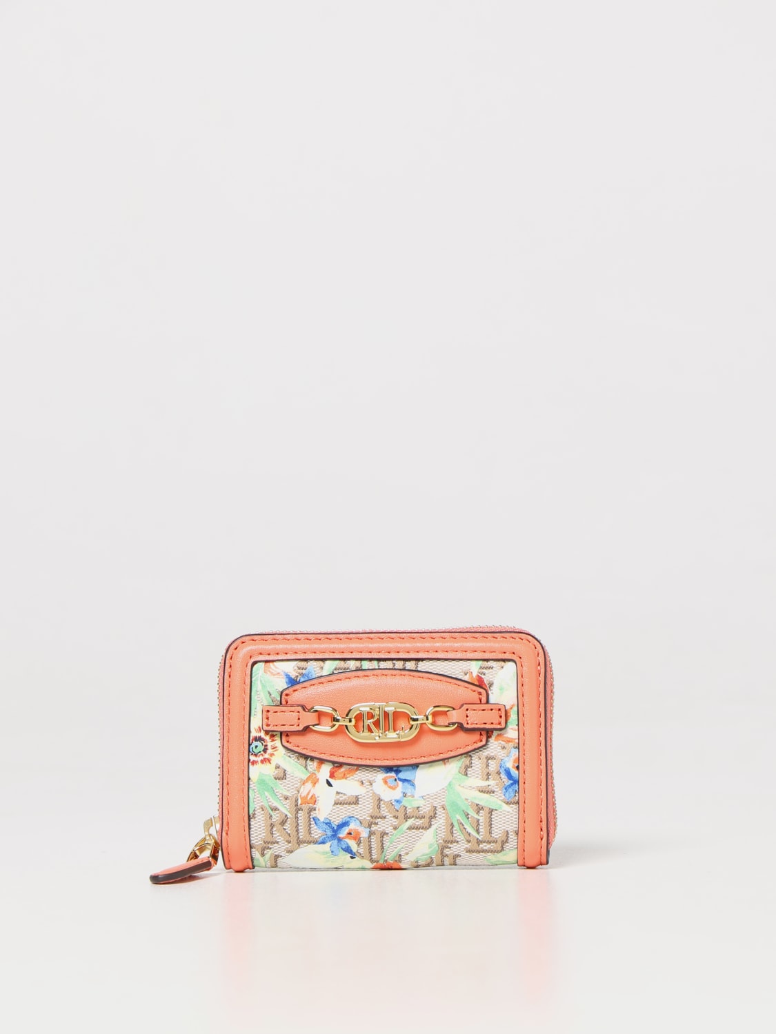 LAUREN RALPH LAUREN WALLET: Wallet woman Lauren Ralph Lauren, Orange - Img 1