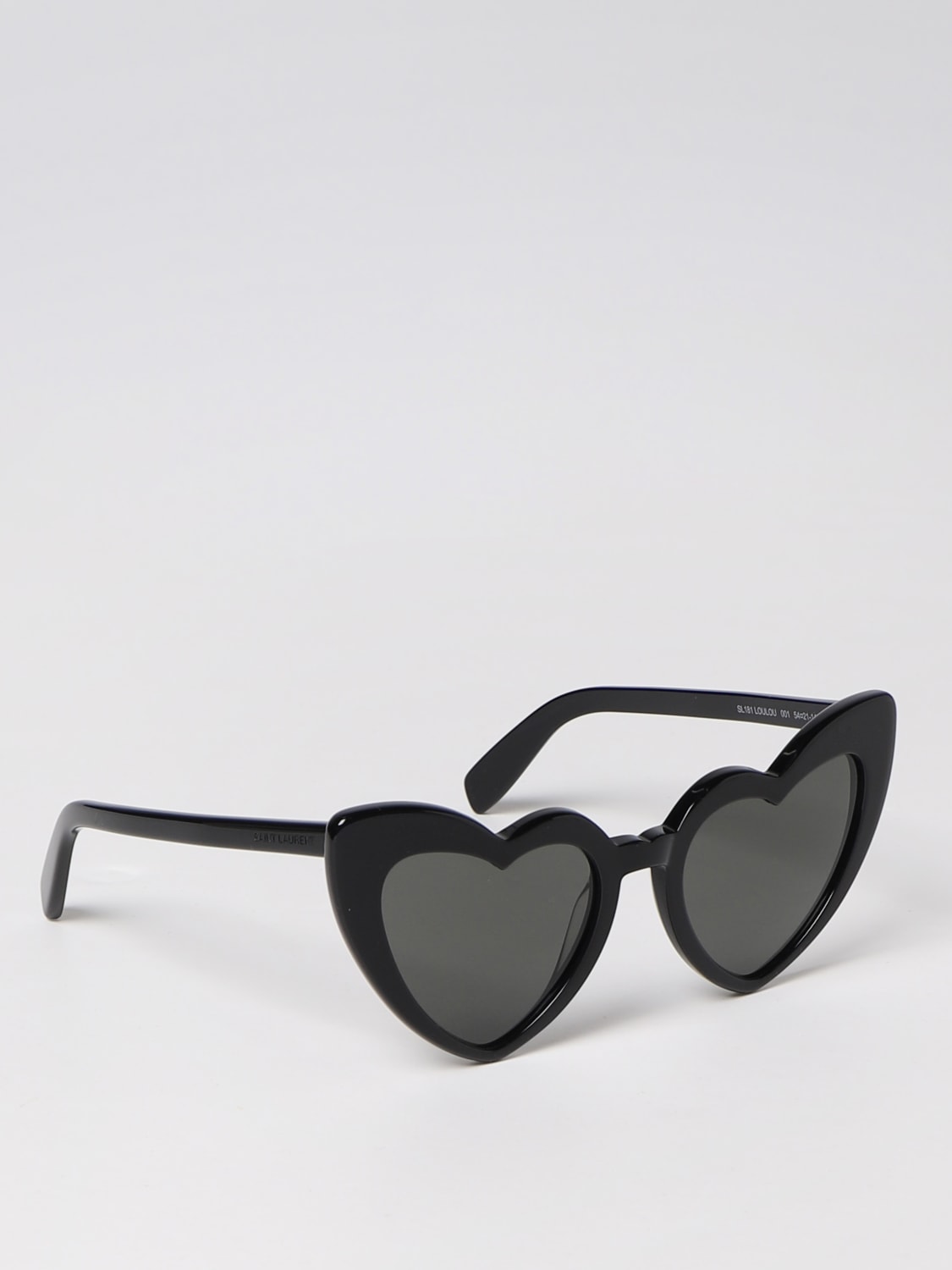 SAINT LAURENT OCCHIALI DA SOLE: Occhiali Wave Lou Lou Saint Laurent in acetato, Nero - Img 1