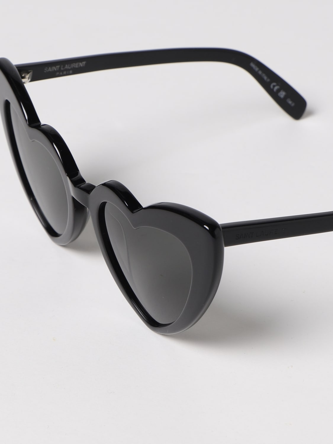 SAINT LAURENT SUNGLASSES: Wave Lou Lou Saint Laurent glasses in acetate, Black - Img 4