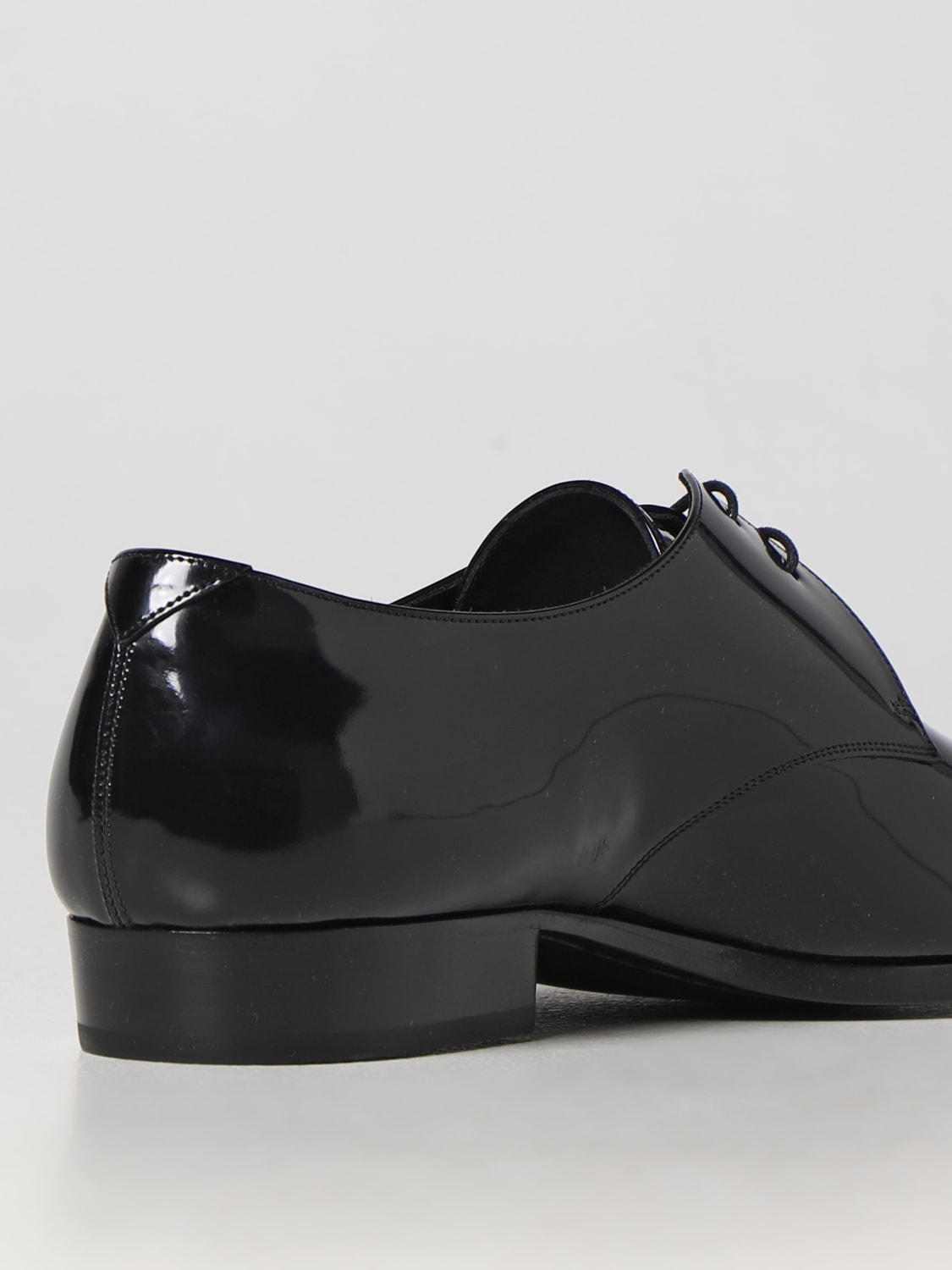 SAINT LAURENT BROGUE SHOES: Saint Laurent Army patent leather derby, Black - Img 3