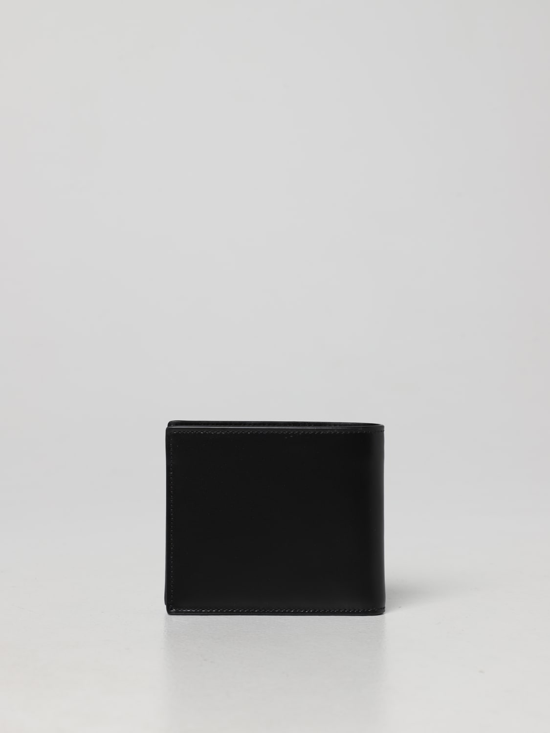 SAINT LAURENT WALLET: Tiny Cassandre Saint Laurent wallet in leather, Black - Img 3