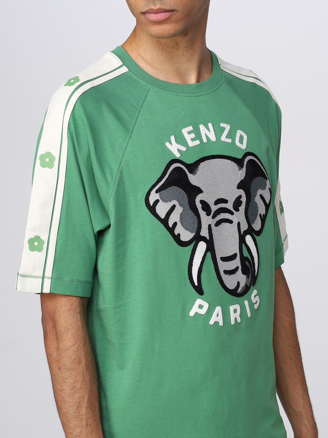 KENZO T-SHIRT: T-shirt men Kenzo, Green - Img 5