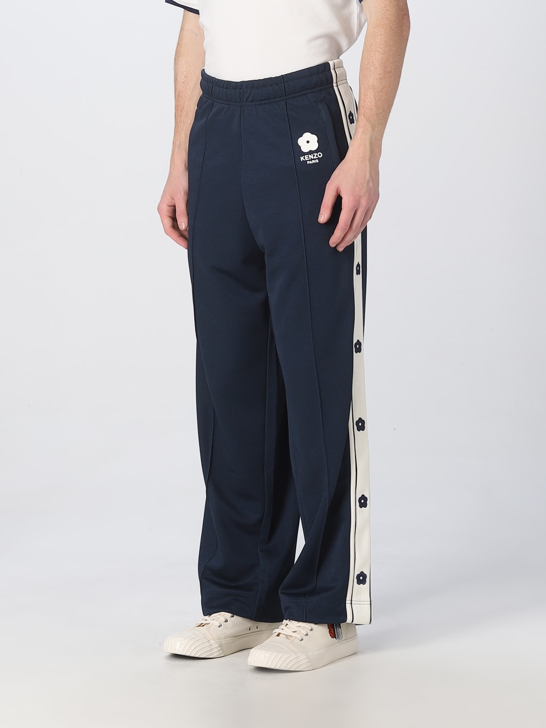 Kenzo Outlet Pantalone uomo Blue Pantalone Kenzo FD55PA7474IE online su GIGLIO.COM