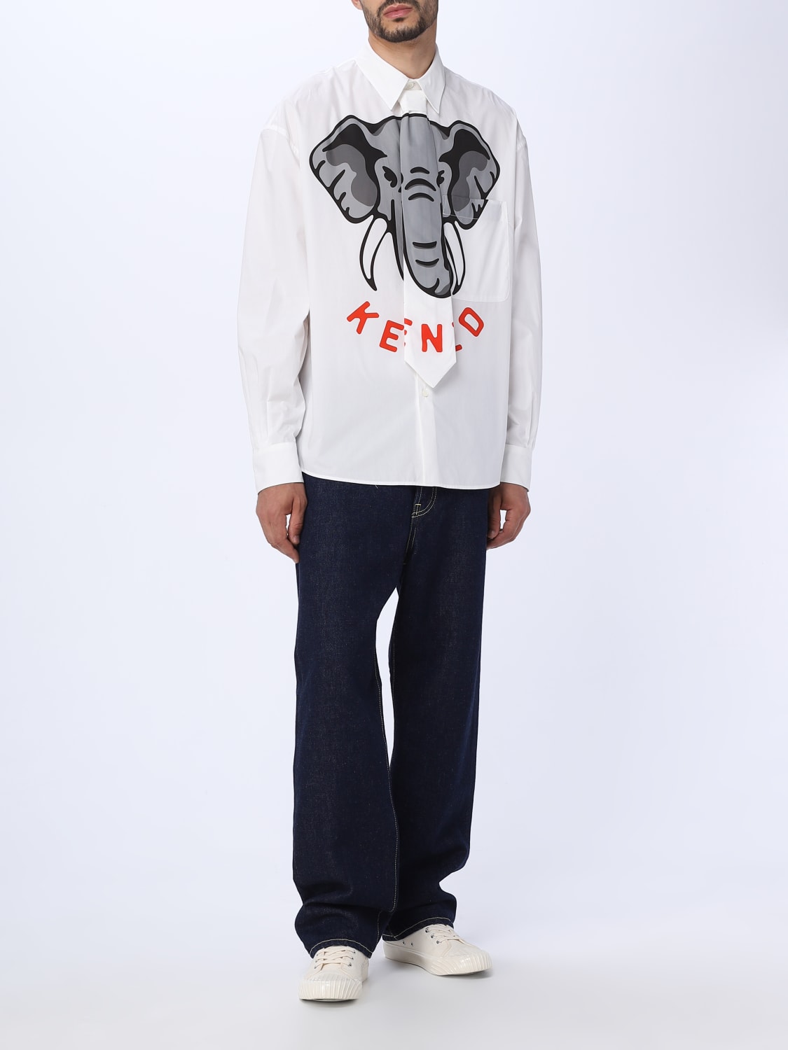 KENZO SHIRT: Shirt men Kenzo, White - Img 2