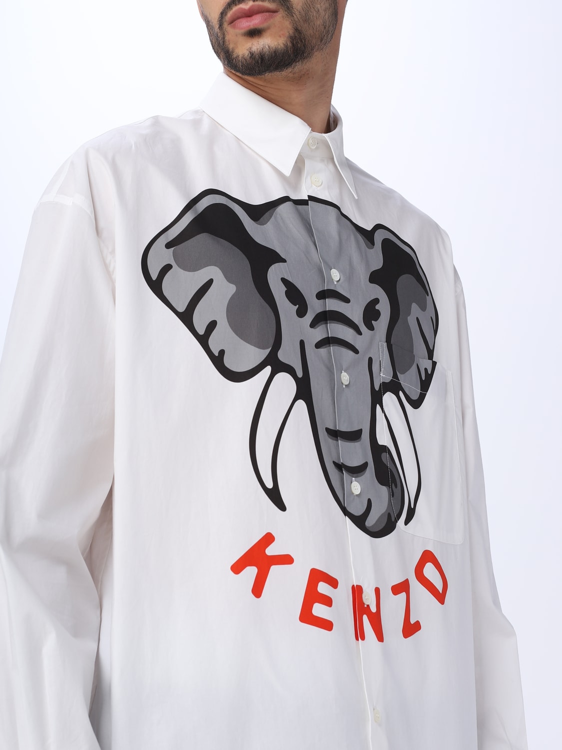 KENZO SHIRT: Shirt men Kenzo, White - Img 5