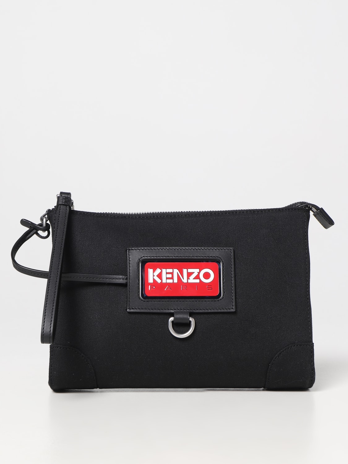 Kenzo Outlet Sac porte epaule femme Noir Sac Pochette Kenzo FD52PM922F01 en ligne sur GIGLIO.COM