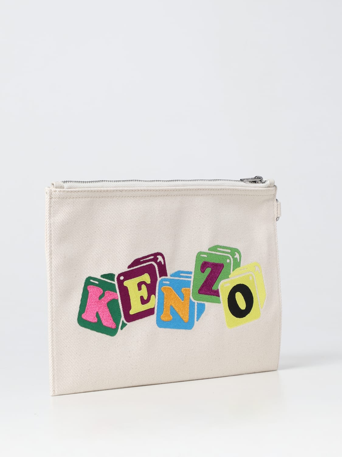 KENZO SAC POCHETTE: Sac porté épaule femme Kenzo, Naturel - Img 2