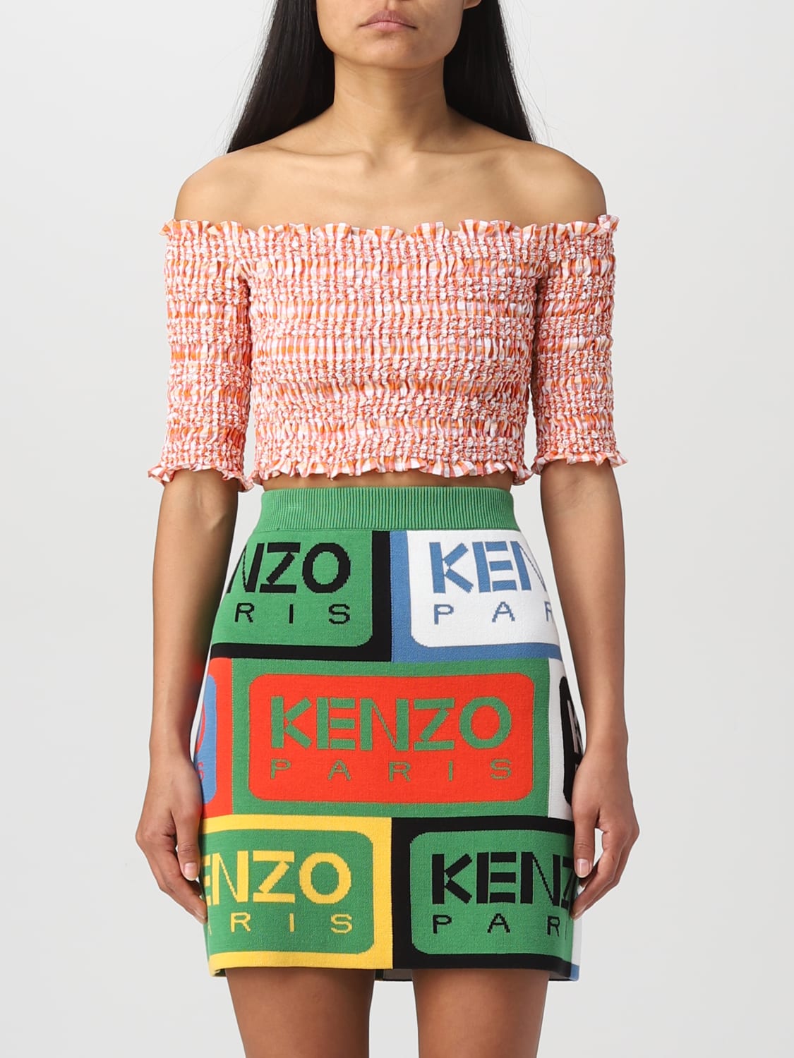 KENZO トップス: トップス レディース Kenzo, オレンジ - Img 1