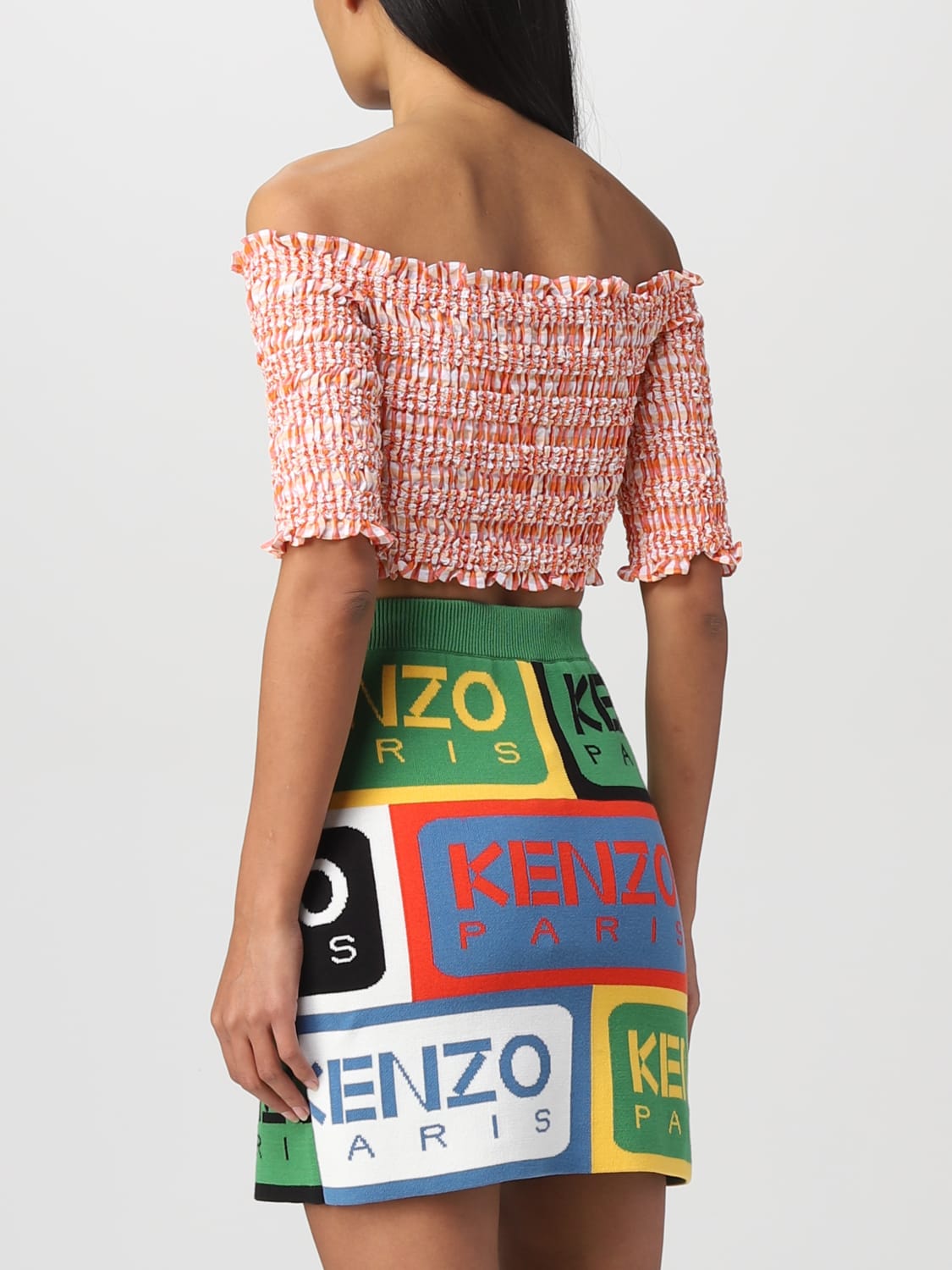 KENZO トップス: トップス レディース Kenzo, オレンジ - Img 3