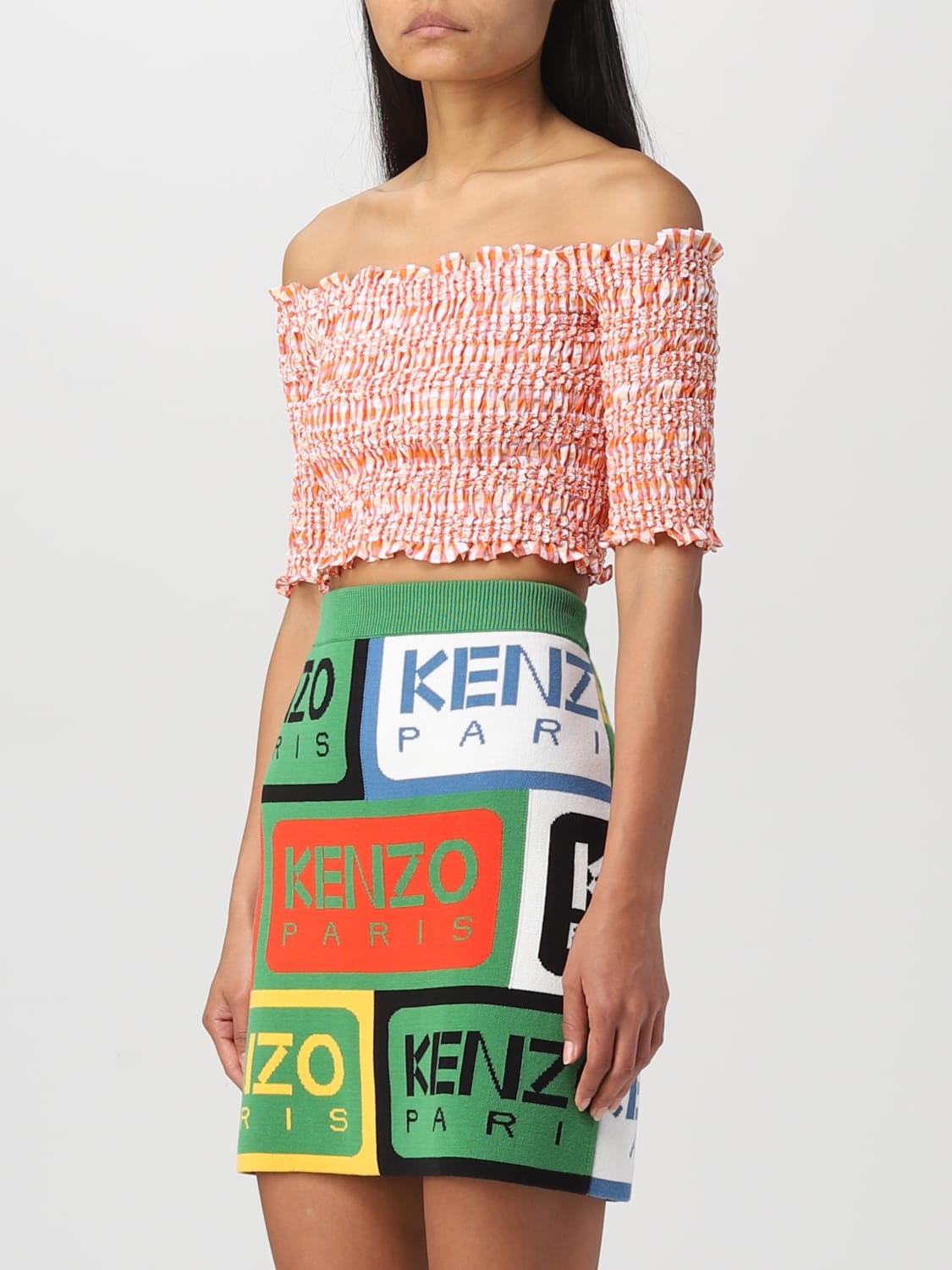 KENZO トップス: トップス レディース Kenzo, オレンジ - Img 4