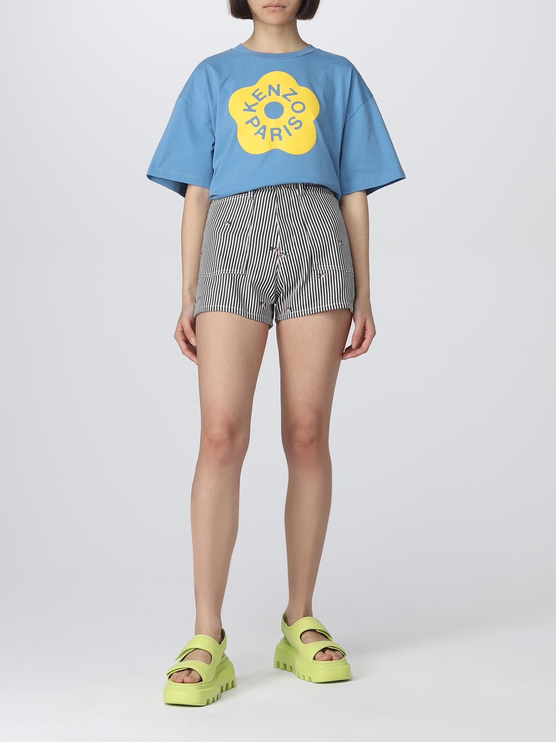 KENZO SHORT: Short woman Kenzo, Black - Img 2