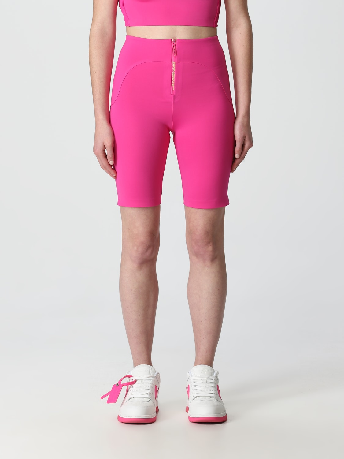 OFF-WHITE PANTALÒN CORTOS: Pantalòn cortos mujer Off-white, Rojo - Img 1