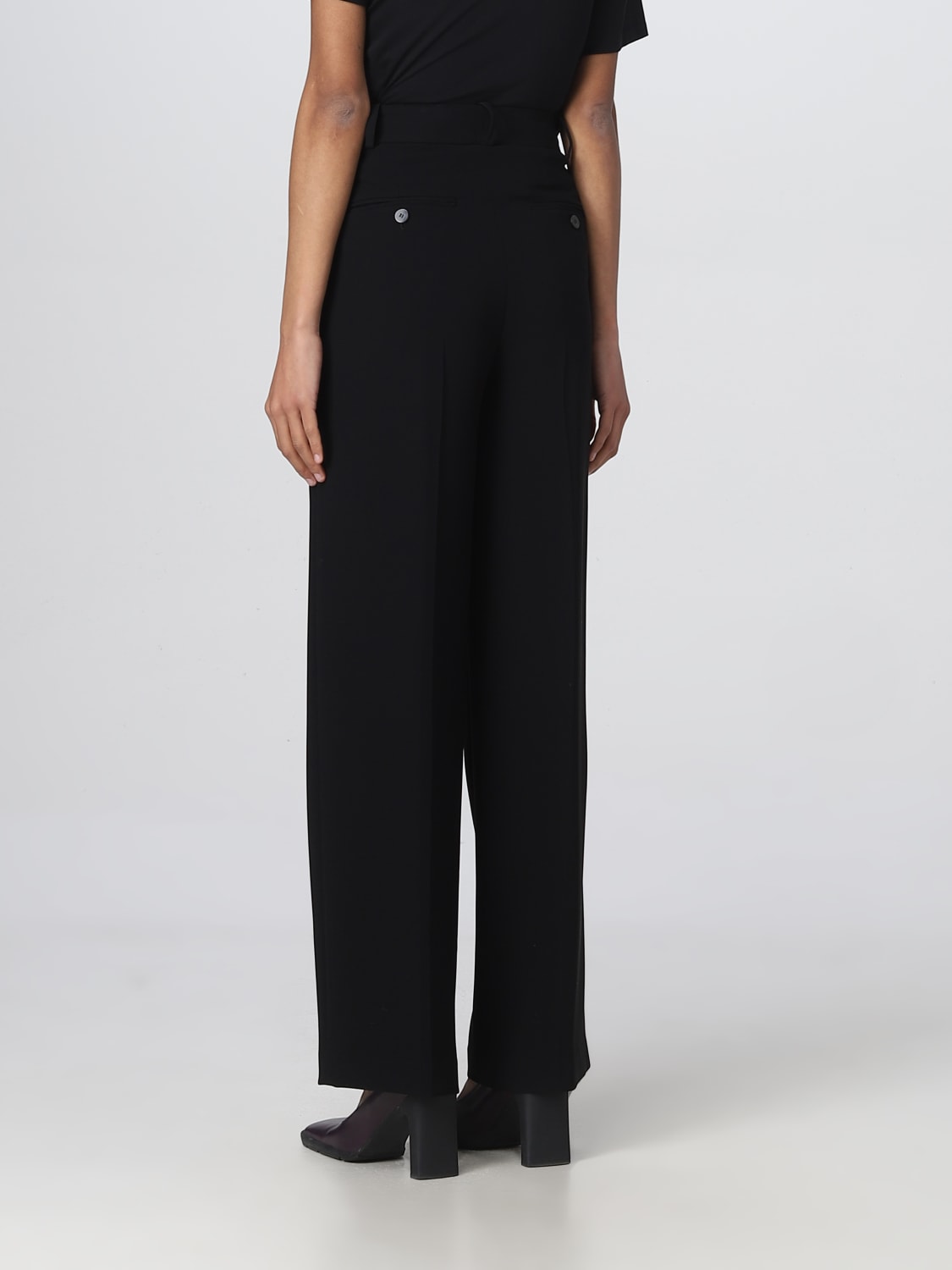 パンツ THEORY Women Straight Pants L1009211 001 Black Theory Tailored Straight-Leg Pants | Saks Fifth Avenue