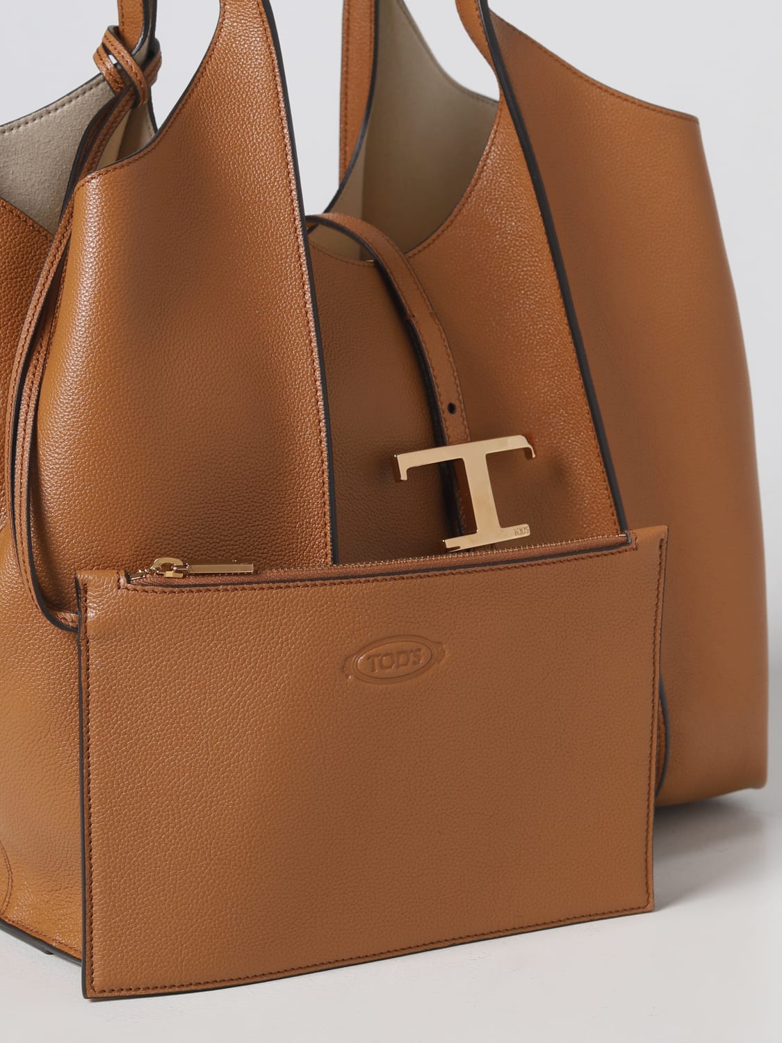 TOD'S SHOULDER BAG: Shoulder bag woman Tod's, Camel - Img 3