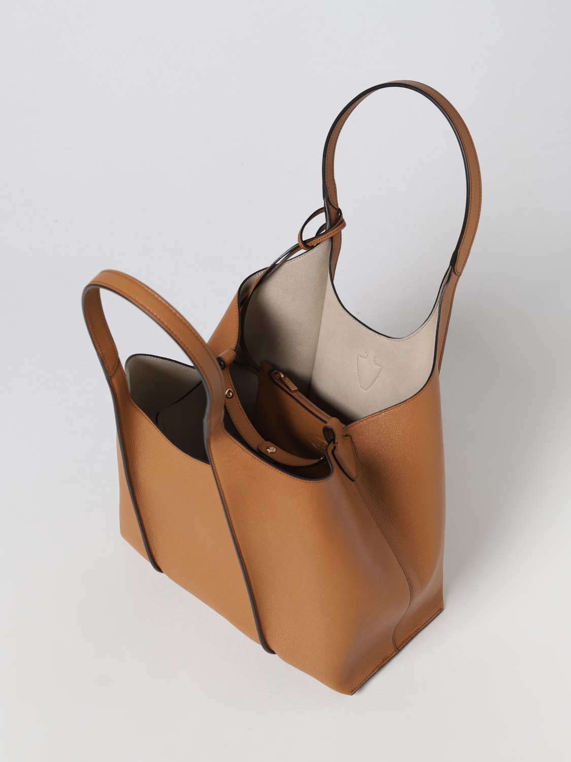 TOD'S SHOULDER BAG: Shoulder bag woman Tod's, Camel - Img 4