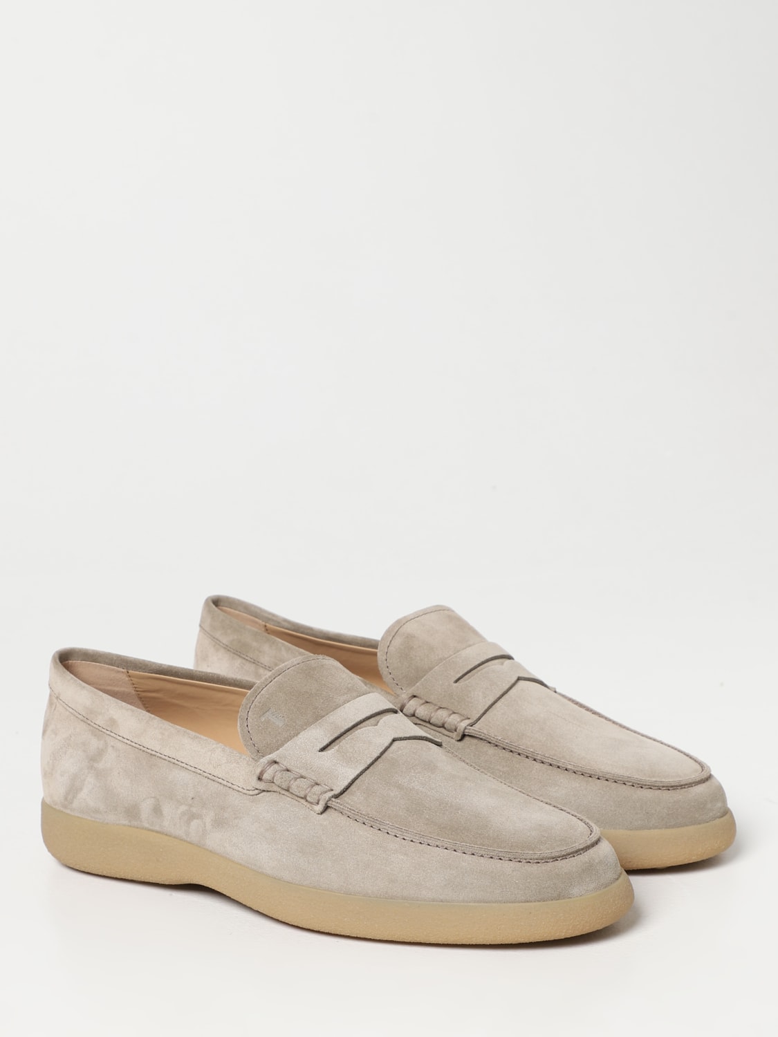 TOD'S MOCASSINS: Chaussures homme Tod's, Taupe - Img 2