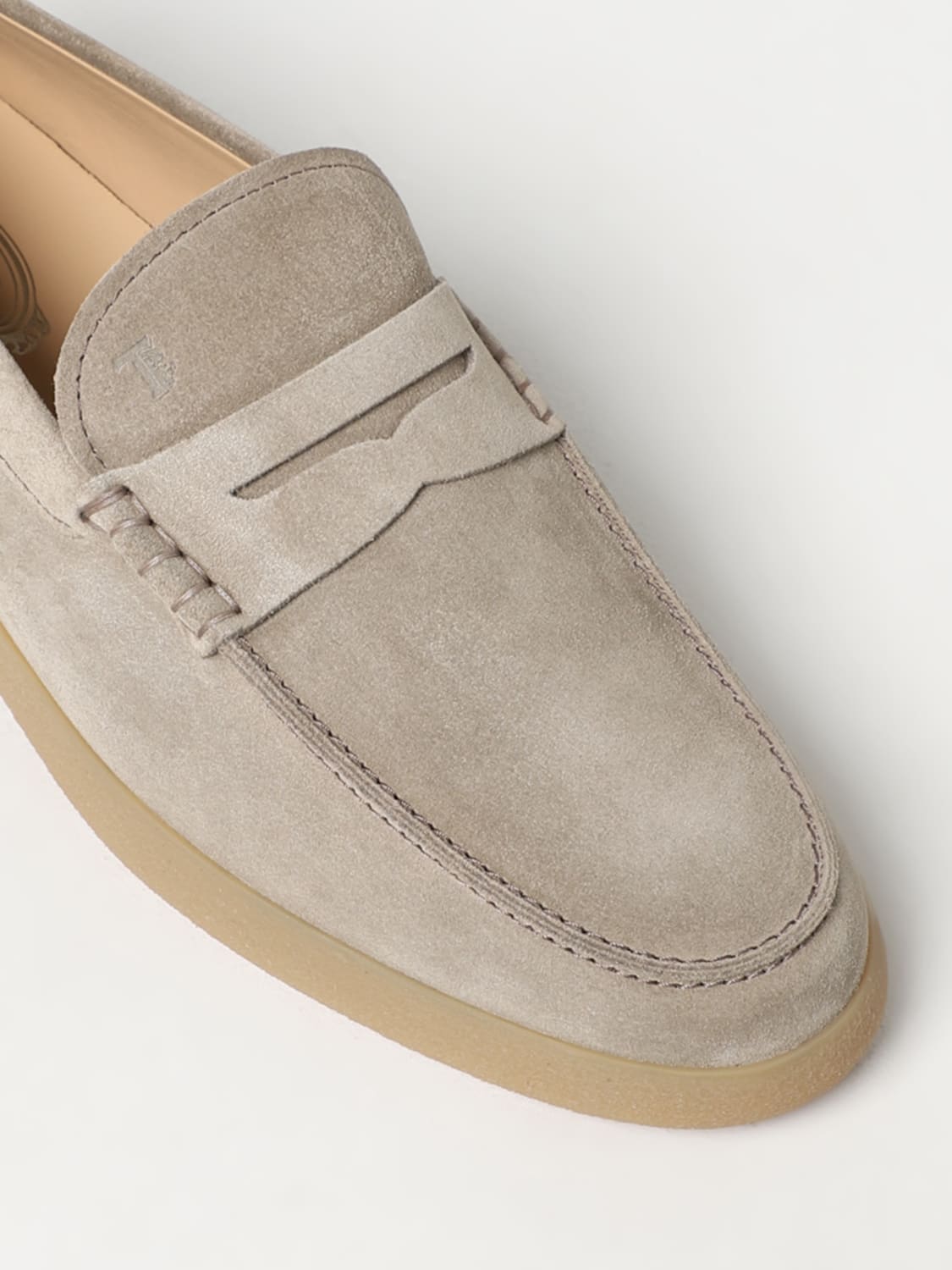 TOD'S MOCASSINS: Chaussures homme Tod's, Taupe - Img 4